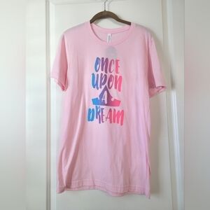 NWT Happily Ever Disney Sleeping Beauty Once Upon A Dream Pink T-Shirt Medium